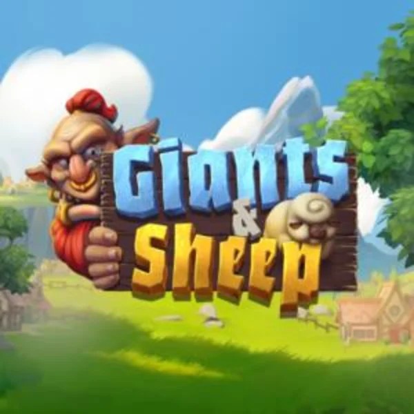 Giants and Sheep logo by Relax Gaming at Casea Casino