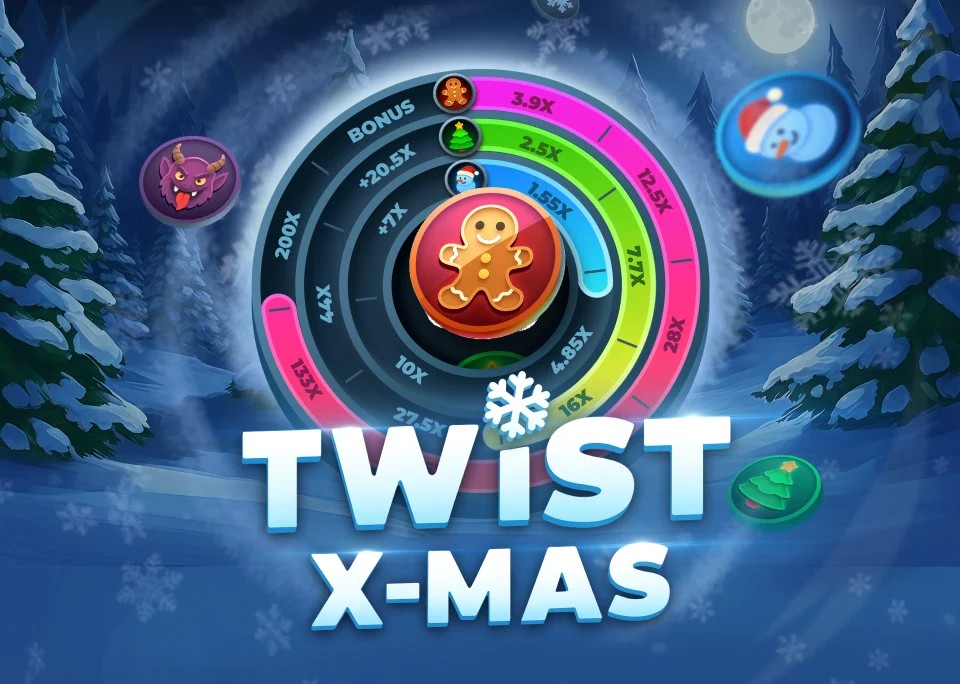 Try Twist X-mas slot by InOut on caseacasinoo.at – logo image